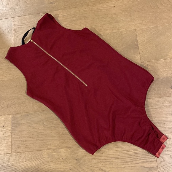 Burgundy Body Suit - Picture 4 of 5